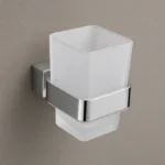 Square Tooth Brush Holder | Chrome | AHF