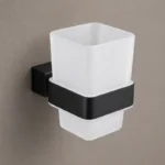 Square Tooth Brush Holder Matte Black | 304 Stainless Steel | AHF