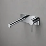 Round Bath Wall Mixer | Brass | AHF