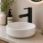 Gunmetal Round Tall Basin Mixer | Brass | AHF