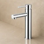 Round Tall Basin Mixer | Brass | AHF