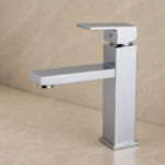 Chrome Basin Mixer Square | Brass | AHF