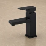Matte Black Basin Mixer Square | Brass | AHF