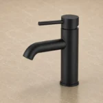 Matte Black Basin Mixer Round | 304 Stainless Steel | AHF