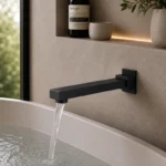 Matte Black Bath Spout | Brass | AHF