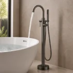 Gunmetal Free Standing Bath Mixer | Brass | AHF