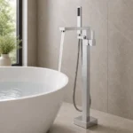 Freestanding Bath Mixer Chrome | Brass | AHF