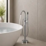 Chrome Freestanding Bath Mixer | Brass | AHF