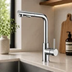 Pull Out Kitchen Mixer Chrome | Brass | AHF