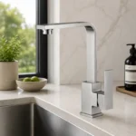 Chrome Square Sink Mixer | Brass | AHF