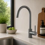 Gunmetal Round Sink Mixer | 304 Stainless Steel | AHF
