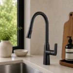 Matte Black Kitchen Mixer Pull Out | 304 Stainless Steel | AHF
