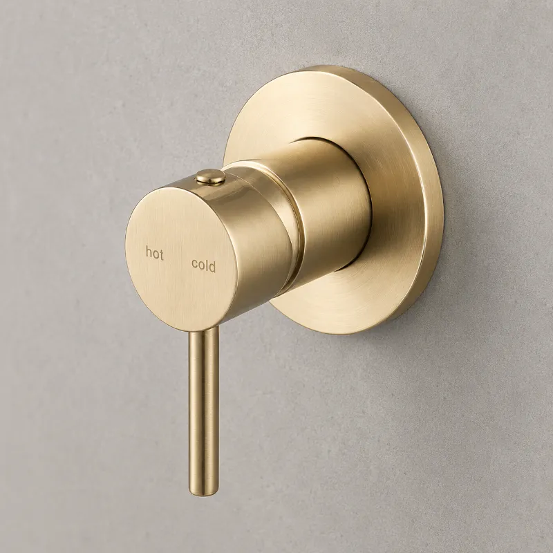Brushed Gold Shower Mixer | Brass | AHF - Image 1