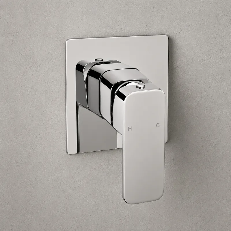 Brushed Nickel Shower Mixer | Brass | AHF - Image 1