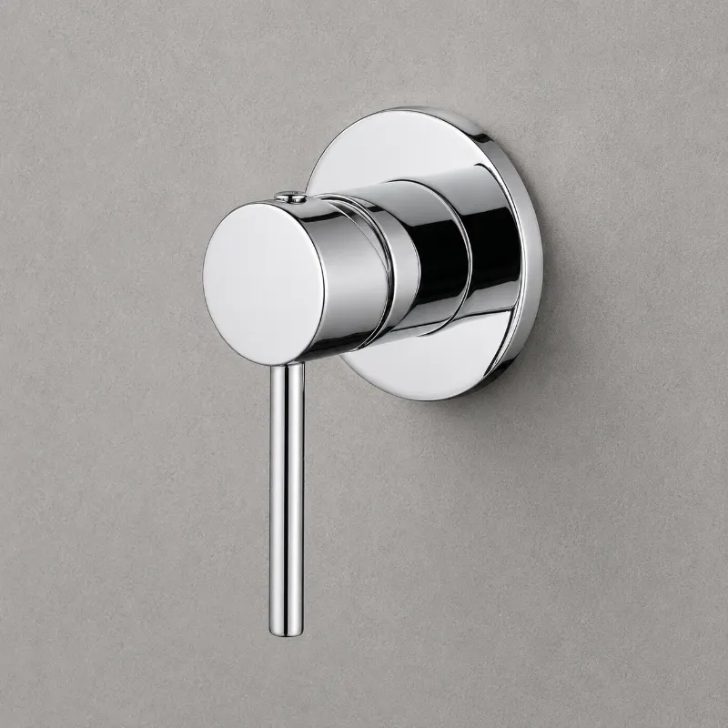 Round Shower Mixer | Brass | AHF - Image 1