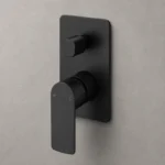 Matte Black Shower Mixer With Diverter | Brass | AHF