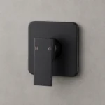 Matte Black Shower Mixer | Brass | AHF