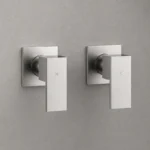 Chrome Square Shower Tap Set | Brass | AHF