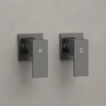 Gunmetal Square Shower Tap Set | Brass | AHF