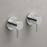 Chrome Round Shower Tap Set | Brass | AHF