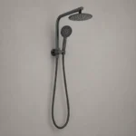 Mini Shower Set | Matte Black Brass | AHF