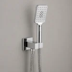 Chrome Square Shower Hand | Brass | AHF