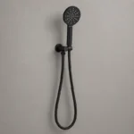 Mattte Black Round Shower Hand | Matte Black | AHF