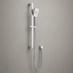 Chrome Shower Hand With Rail | Hand Shower | AHF