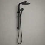 Alyssa Round Shower Set | Matte Black | AHF