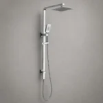 Rose Chrome Shower Set | Brass | AHF