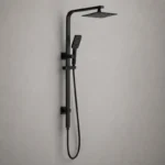 Rose Matte Black Shower Set | Brass | AHF