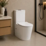 Tornado, Rimless Nano Glaze Two Piece Toilet | 660x370x855mm | AHF