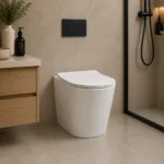 In-Wall Cistern Tornado, Rimless Toilet Nano Glaze | 560x360x420mm | AHF