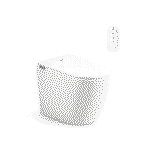 CRAWFORD Smart Auto Flush Sensor Rimless Floor Pan Toilet