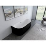 FB-5002BK Back To Wall Bathtub