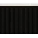 GERIAR-1200MB Wall Hung vanity FLUTED MATTE BLACK