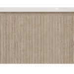 GERIAR-1200NO Wall Hung vanity FLUTED NATURAL OAK