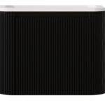 GERIAR-600MB Wall Hung vanity FLUTED MATTE BLACK