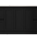 SK1500MB SOFIA Freestanding vanity MATTE BLACK