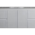 SKBA12046W SOFIA Wall Hung vanity MATTE WHITE