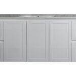 SKBA15046W SOFIA Wall Hung vanity MATTE WHITE