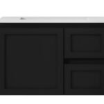 SKBA7546MB SOFIA Wall Hung vanity MATTE BLACK