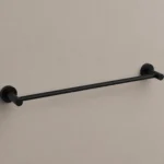 600mm Single Towel Rail | 600mm Matte Black | AHF