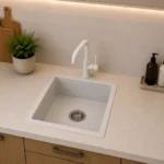 White Granite Sink | 600x420x200mm | AHF