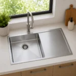 Undermount Single Bowl Drainer Kitchen Sink | 780x450x200mm | AHF