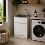 Laundry MDF Material Cabinet | 595x495x840mm | AHF
