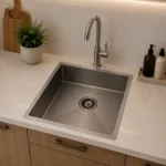 Undermount Single Bowl Laundry Sink | 430x450x200mm 304 Stainless Steel | AHF