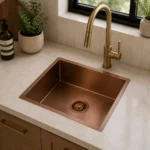 Handmade Laundry Sink Brushed Copper | 500x470x250mm | AHF